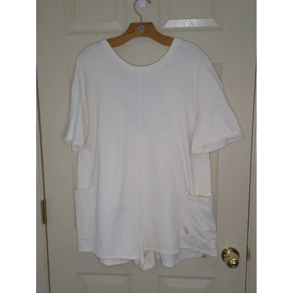 Free People Movement Hot Shot Tee Romper Size S